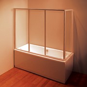 Шторки для ванной комнаты Ravak AVDP3-150 белый Transparent фото