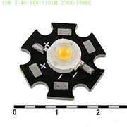 Светодиод мощный 3WR 3.6V R 650-660 nM фото