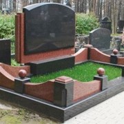 Гранит Мансуровский светло-зеленый полированная поверхность 90 мм фото