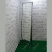 Зеркало напольное 550Lх1774Hx505Dмм, полотно 1500х500мм, рама хром, ST-03 (2 эл. хром) фото