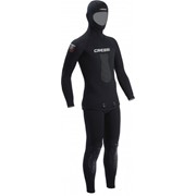Apnea Cressi sub гидрокостюм мокрый раздельный, Мужской, 7 мм (10-18C°), M, Чёрный фото