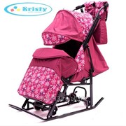 Санки-коляска Kristy Comfort Plus 3В + ВК фото
