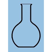 Колбы плоскодонные с цилиндрической горловиной П-3-50-18 фото