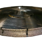 Фреза HXDW005 Vacuum brazed канелюрная профиль V d300хh22х60мм grit 30/40 фото