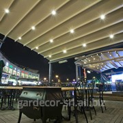 Пергола RADIAN с раздвижной крышей фото