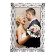 Фоторамка Hofmann 10*15 металл 1019 Silver Plated фото