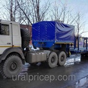 Четырехосный высокорамный трал-тяжеловоз 50-60 тн фото