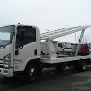 ISUZU NPR 75 LK эвакуатор-автовоз 2-х ярусный фото