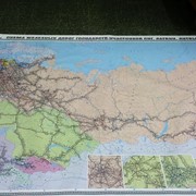 Карта железных дорог государств участников СНГ, Латвии, Литвы, Эстонии фото