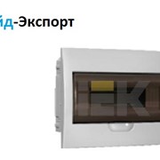 Бокс ЩРВ-П-12модулей встраиваемый пластик IP40 ИЭК фото