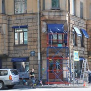 Мойка витрин, маркиз, фасадов фото