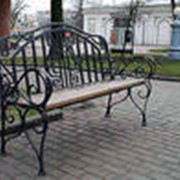 Мебель кованая уличная фото