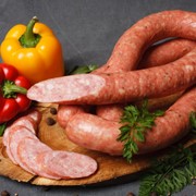 Колбаса салями мясная варено-копченая Украинская первого сорта фото