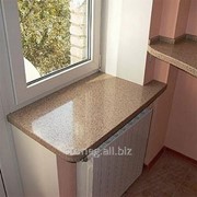 Подоконник из искусственного камня фото