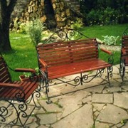 Скамейки кованые 4 фото