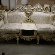 Перетяжка мягкой мебели фото
