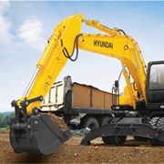 Аренда колёсного экскаватора Hyundai R200W-7 фото