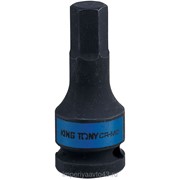 Насадка (бита) ударная торцевая 1/2“, HEX, 8 мм, L = 60 мм KING TONY 405508M фото