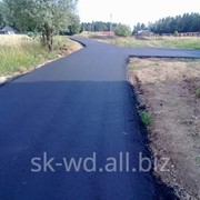 Укладка асфальтовой крошки, Аннино фото