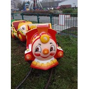 Детская железная дорога Веселый паровозик б/у фото