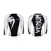 Рашгард Venum “Giant“ rashguard Long sleeves BK/WH фото