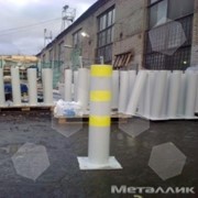 Металлический парковочный столбик вид 2 фото