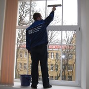 Стекломойные работы фото
