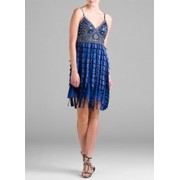 Прокат вечернего платья Sue Wong Blue Layered Short Dress фото