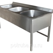 Ванна цельнотянутая приварная для водяной бани 960x510x340 AISI 304 фото