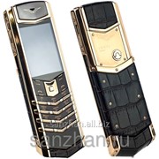Телефон Vertu Signature S Design Gold Alligator 87132 фото