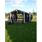 Строительство деревянных беседок фото