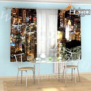 Вид на Чикаго с небоскреба арт.ТФК3151 (145х180-2шт) фотошторы (штора Габардин ТФК) фото