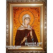 Икона Агриппина из янтаря, Украина Код товара: О-ар-Агриппина фото