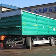 Двухосный прицеп на FLIEGL, универсальный опрокид 42 м.куб. фото
