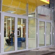 Алюминиевые двери фото