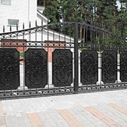 Ворота распашные фото