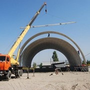 Строительство ангаров фото