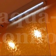 Водопад декоративный по стеклу фото