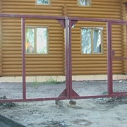 Ворота распашные фото