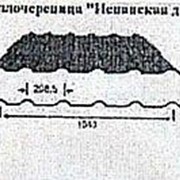 Металлочерепица Испанская дюна, Полиуретан с 1-й стороны, 1147(1040)x0.4мм фото