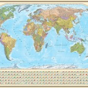 Новая настенная политическая карта мира фото