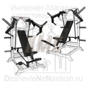 Тренажер ТДХ-010 Жим от груди сидя вперед со сведением (механизм легкого старта) фото