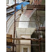 Монтаж архитектурных элементов фото