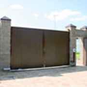Ворота распашные фото