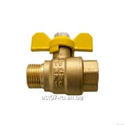 Кран шаровыйSTI газовый муфта - штуцер бабочка Dn 20 фото