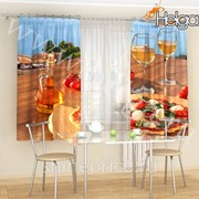 Вкус Италии арт.ТФК3449 v2 (145х180-2шт) фотошторы (штора Габардин ТФК) фото