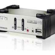 KVM-переключатель Aten CS1782 2-х портовый с портами USB и DVI, 2-х порт. USB2.0 хаб фото