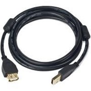 Дата кабель подовжувач USB2.0 AM/AF Cablexpert (CCF-USB2-AMAF-10) фото