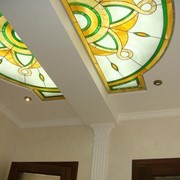 Витражи потолочные,оконные фото