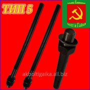 Болты фундаментные прямые тип 5 м30х1400 сталь 09Г2С ГОСТ 24379.1-80 фото